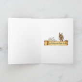 Weihnachtskarte, Künstlerkarte Karte (Innenseite)