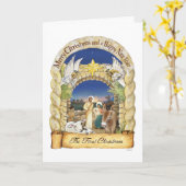 Weihnachtskarte, Künstlerkarte Karte (Gelbe Blume)