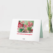 Weihnachtskarte - Leckereien Feiertagskarte (Rückseite)