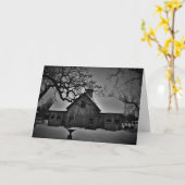 Weihnachtskarte "LeDuc Carriage House" Karte (Gelbe Blume)