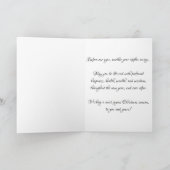 Weihnachtskarte "LeDuc in Hibernation" Karte (Innenseite)