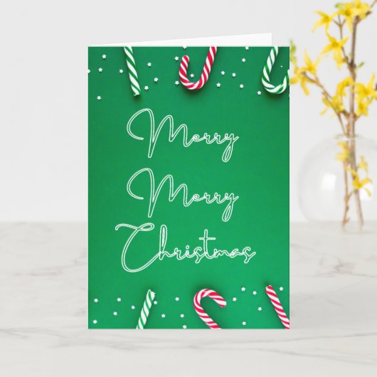 Weihnachtskarte - Leerzeichen im Inneren - Benutze Karte (Gelbe Blume)