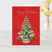 Weihnachtskarte - Leerzeichen im Inneren - Benutze Karte (Gelbe Blume)