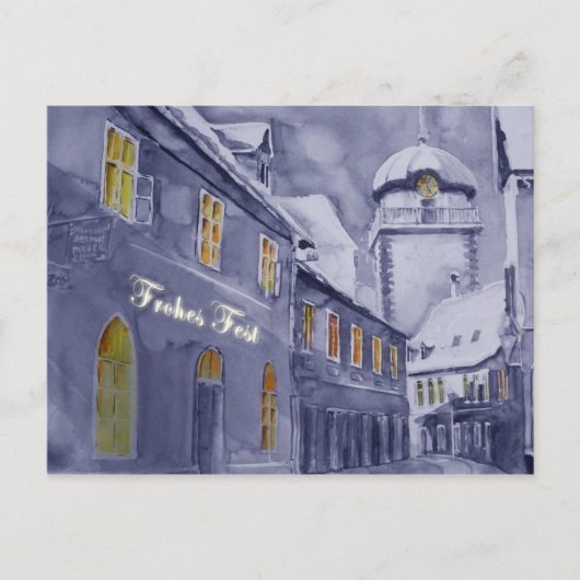 Weihnachtskarte Leoben Postkarte (Vorderseite)