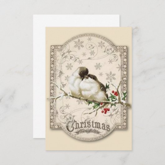 Weihnachtskarte Liebe (Vorne/Hinten)