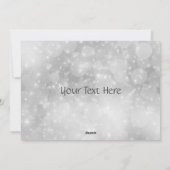 Weihnachtskarte lila feiertagskarte (Rückseite)