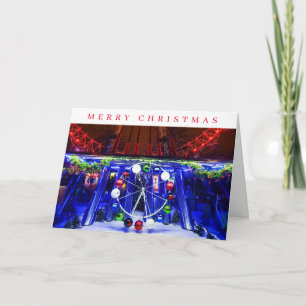 Weihnachtskarte London Auge und Weihnachten Dekora Karte