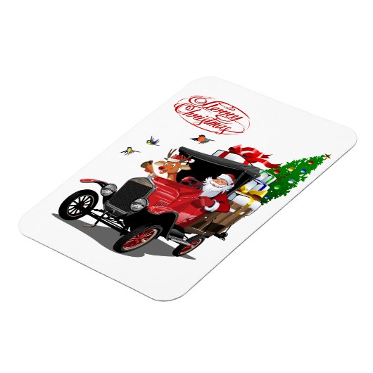 Weihnachtskarte Magnet (Linke Seite)