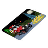 Weihnachtskarte Magnet (Linke Seite)