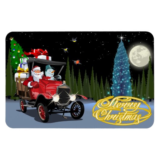 Weihnachtskarte Magnet (Horizontal)