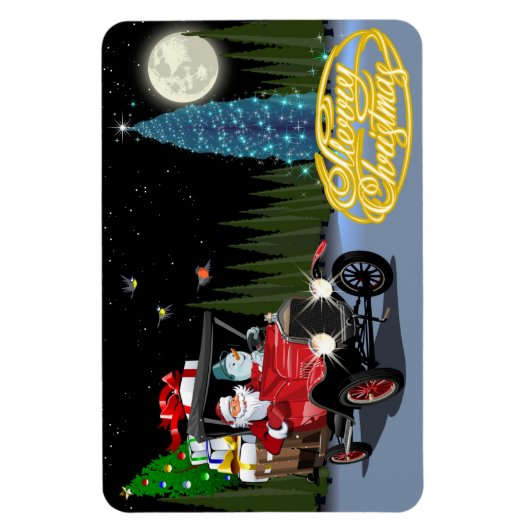 Weihnachtskarte Magnet (Vertikal)