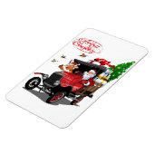 Weihnachtskarte Magnet (Linke Seite)