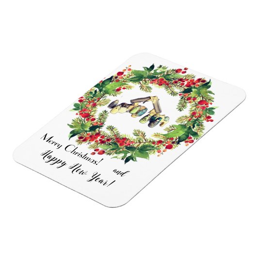 Weihnachtskarte! Magnet (Linke Seite)