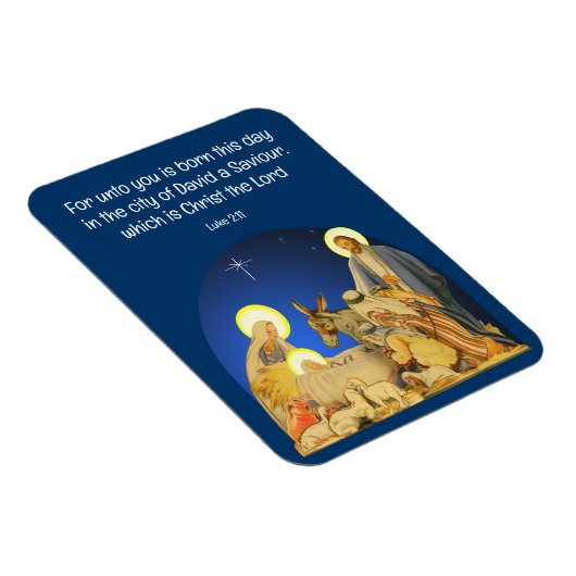 Weihnachtskarte Magnet (Rechte Seite)