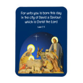 Weihnachtskarte Magnet (Vertikal)