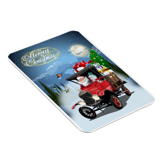 Weihnachtskarte Magnet (Rechte Seite)