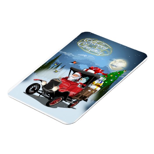 Weihnachtskarte Magnet (Linke Seite)