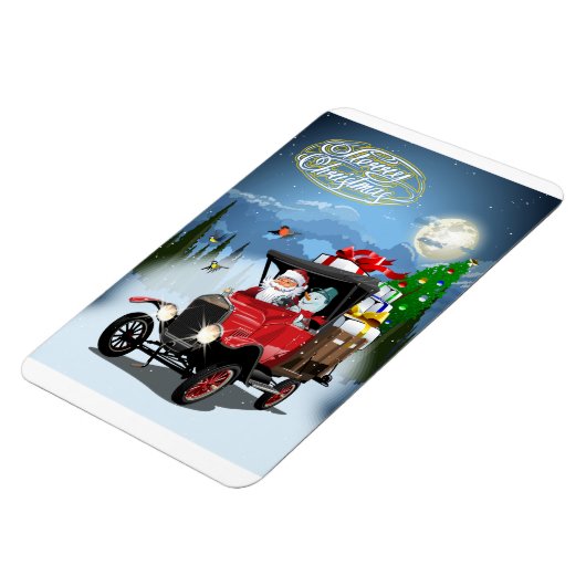 Weihnachtskarte Magnet (Linke Seite)