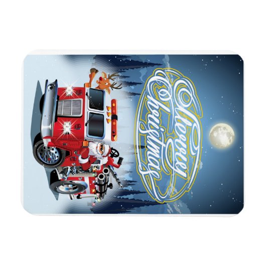 Weihnachtskarte Magnet (Horizontal)