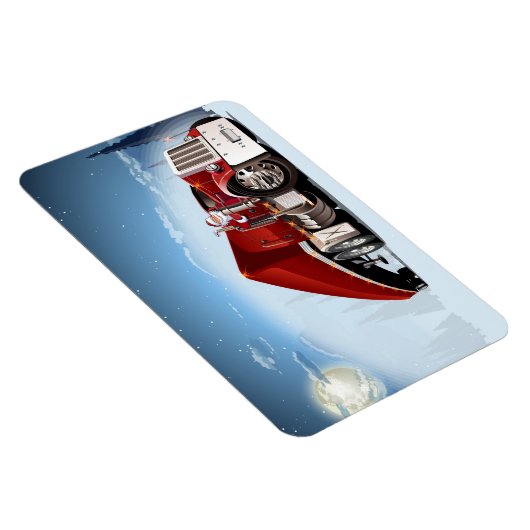 Weihnachtskarte Magnet (Rechte Seite)