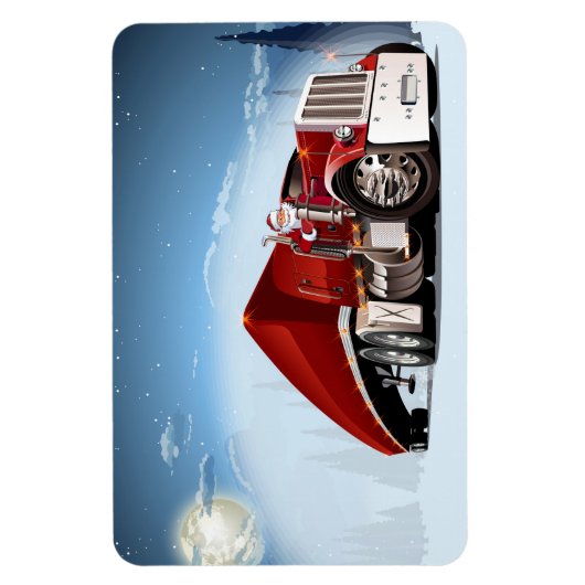 Weihnachtskarte Magnet (Vertikal)