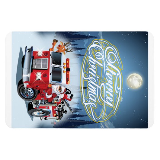 Weihnachtskarte Magnet (Horizontal)