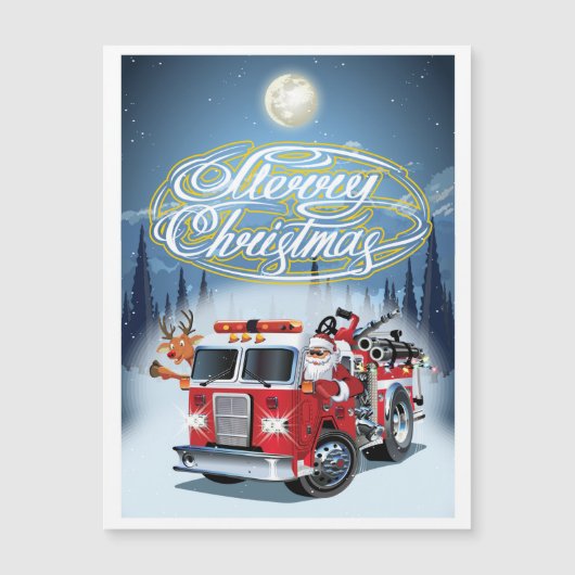 Weihnachtskarte Magnetkarte (Vorderseite)