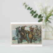 Weihnachtskarte Mammuts Postkarte (Stehend Vorderseite)