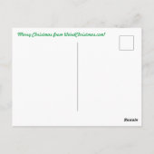 Weihnachtskarte Mammuts Postkarte (Rückseite)