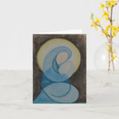 Weihnachtskarte Maria und das Christkind Karte (Gelbe Blume)