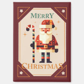 Weihnachtskarte mit Candy Cane Magnet (Vorderseite)