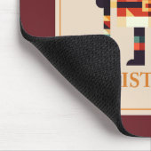 Weihnachtskarte mit Candy Cane Mousepad (Ecke)