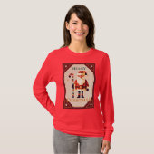 Weihnachtskarte mit Candy Cane T-Shirt (Vorne ganz)