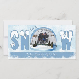 Weihnachtskarte mit dem Motiv 'Laeuten Sie es schn Feiertagskarte