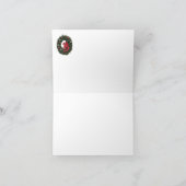 Weihnachtskarte mit Drachenschrei Feiertagskarte (Innenseite)