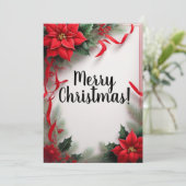 Weihnachtskarte mit Einzelbild Feiertagskarte (Stehend Vorderseite)