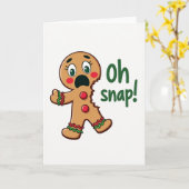 Weihnachtskarte mit fantastischem Keks Karte (Gelbe Blume)