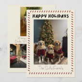 Weihnachtskarte mit Foto Feiertagskarte (Vorne/Hinten)