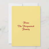 Weihnachtskarte mit Führung und Holly Karte (Rückseite)