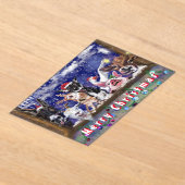 Weihnachtskarte mit Funny Funny Funny Farm Animal  Acryleinladungen (Ablage )