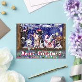 Weihnachtskarte mit Funny Funny Funny Farm Animal  Acryleinladungen (In Situ (Hochzeit))