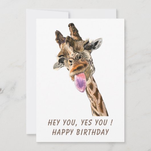 Weihnachtskarte mit glücklicher spielerischer Gira (Vorderseite)