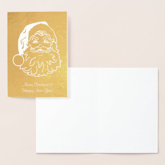 Weihnachtskarte mit Gold Folienkarte (Anzeige)