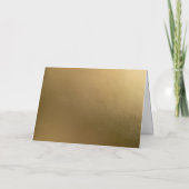 Weihnachtskarte mit goldenen Glocken Karte (Rückseite)