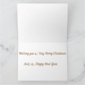 Weihnachtskarte mit Grotto und Nutcrackers Karte (Innenseite)