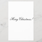 Weihnachtskarte mit Hase und Trommel Flyer (Hinten)