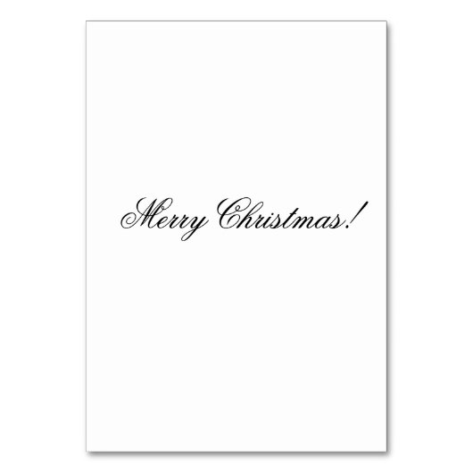 Weihnachtskarte mit Hase und Trommel Tischnummer (Rückseite)