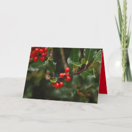 Weihnachtskarte mit Heiligen Karte