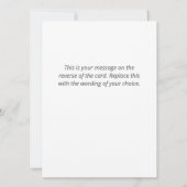 Weihnachtskarte mit Ihrem QR-Code (Rückseite)