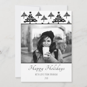 Weihnachtskarte mit individuellem Foto für die Fei Feiertagskarte